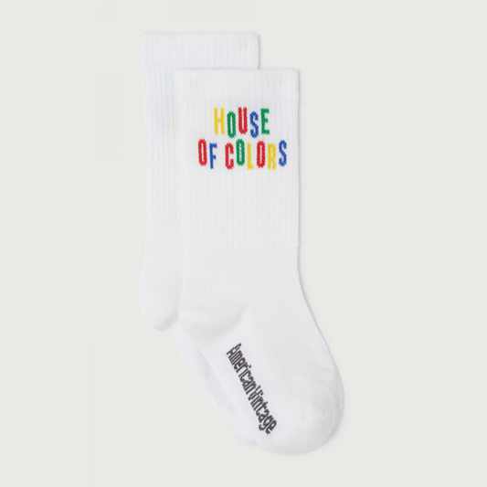 American Vintage Kids Clypsun socks blanc HOUSE OF COLORS