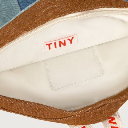 Tinycottons House Toddler backpack base denim blue
