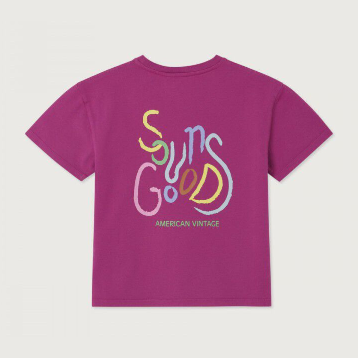American Vintage Kids Fizvalley t-shirt vintage grape juice
