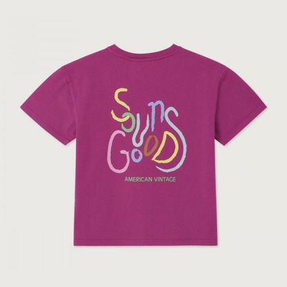 American Vintage Kids Fizvalley t-shirt vintage grape juice
