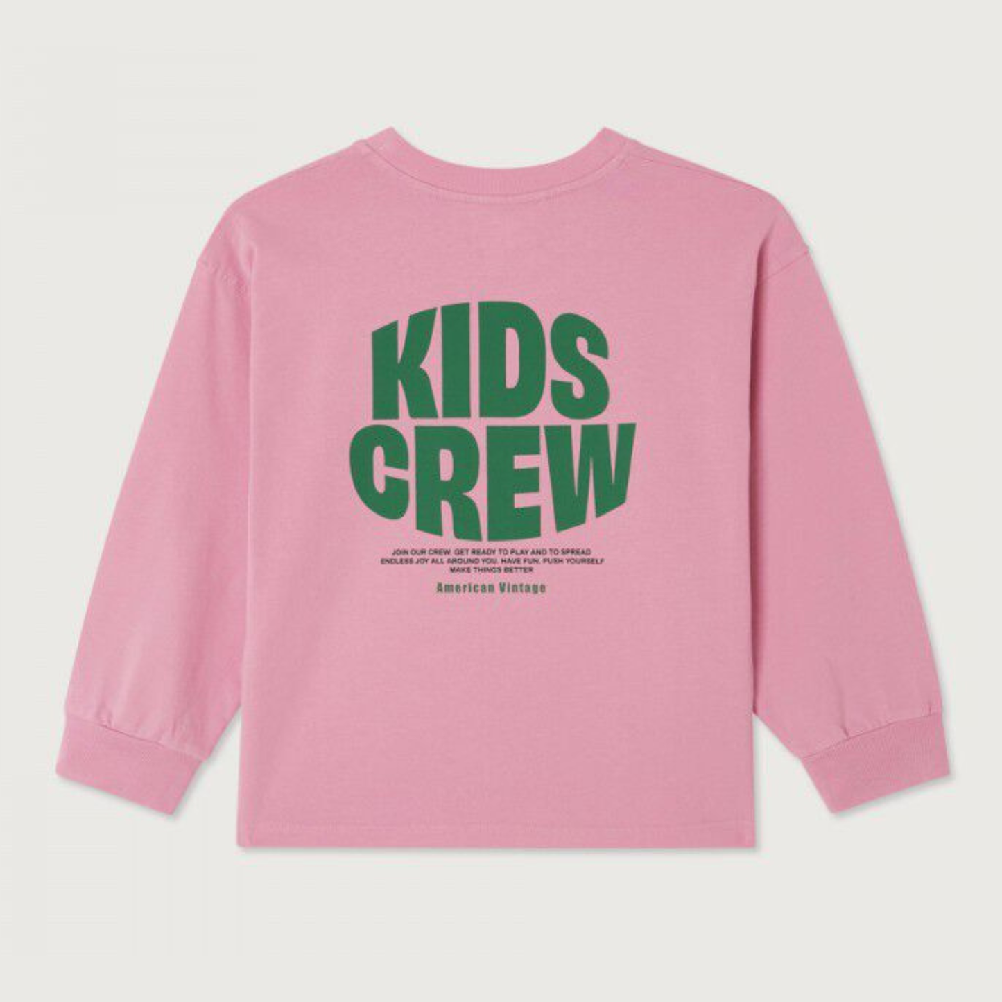American Vintage Kids Fizvalley t-shirt cotton candy