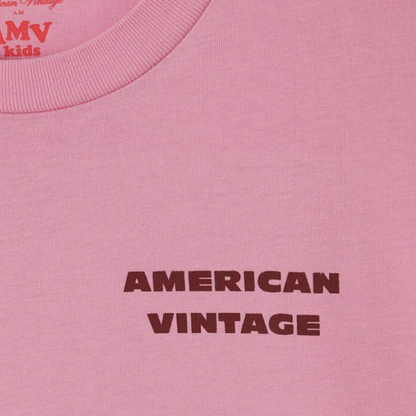 American Vintage Kids Fizvalley t-shirt cotton candy