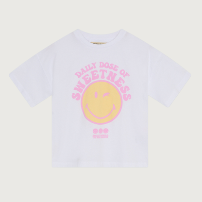 The New Society SMILEY T-shirt pure cloud
