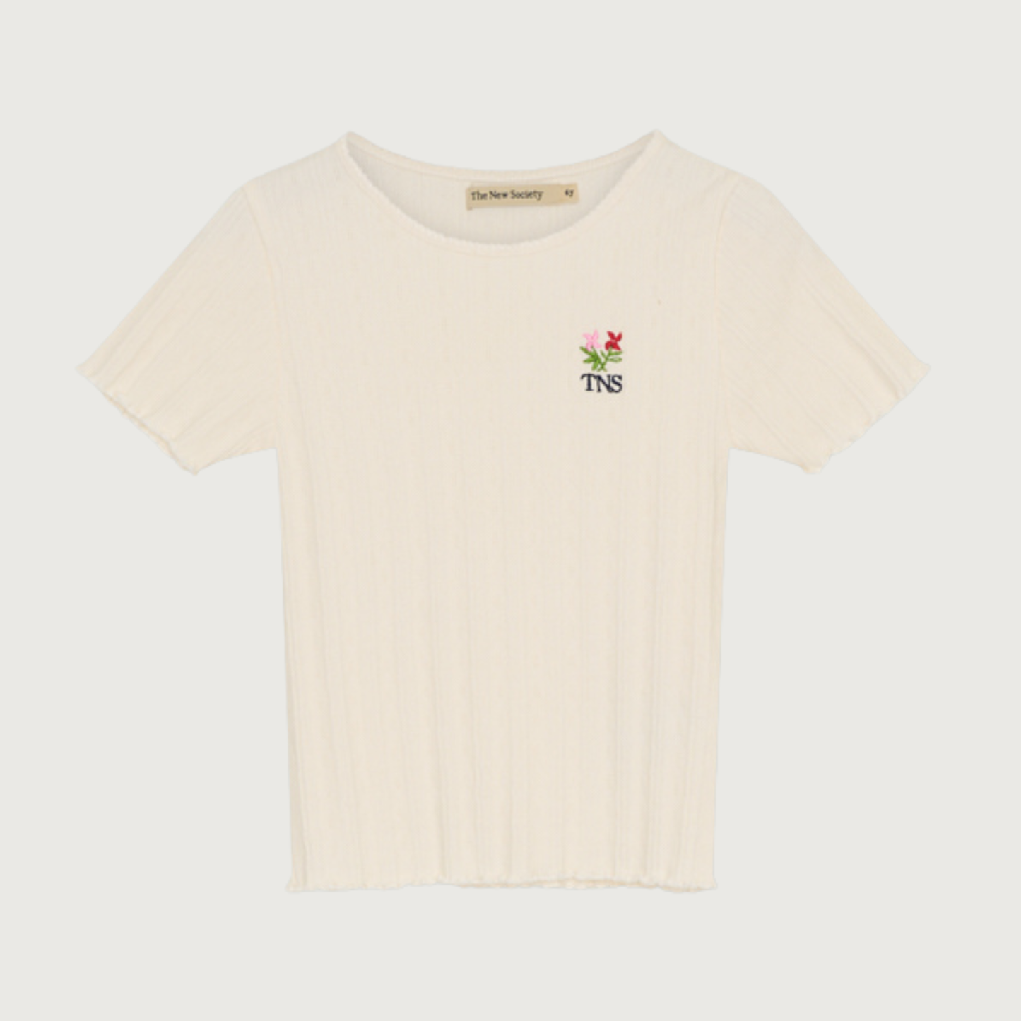 The New Society ROMERO Tee ecru