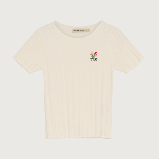The New Society ROMERO Tee ecru