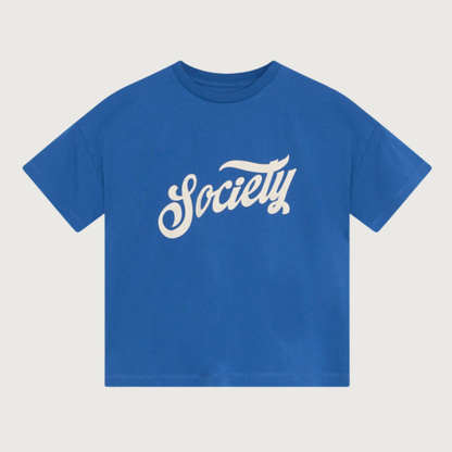 The New Society TILO T-shirt deep sea blue