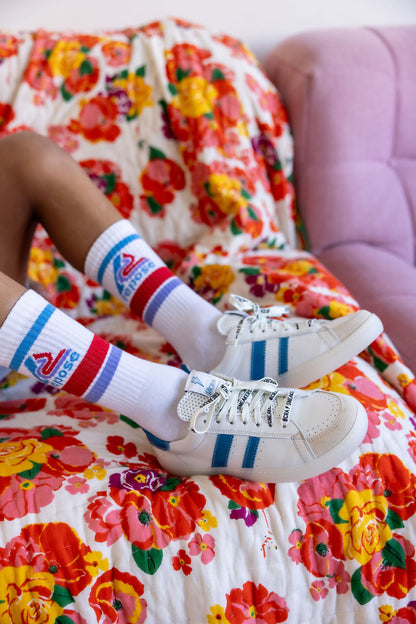 Repose AMS Sporty socks logo white