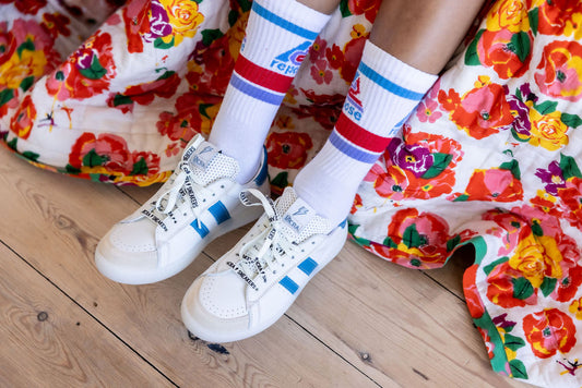 Repose AMS Sporty socks logo white