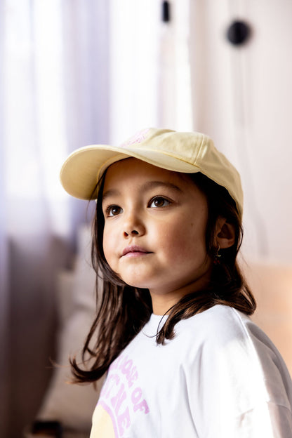 The New Society TNS LOGO Cap soft lemon
