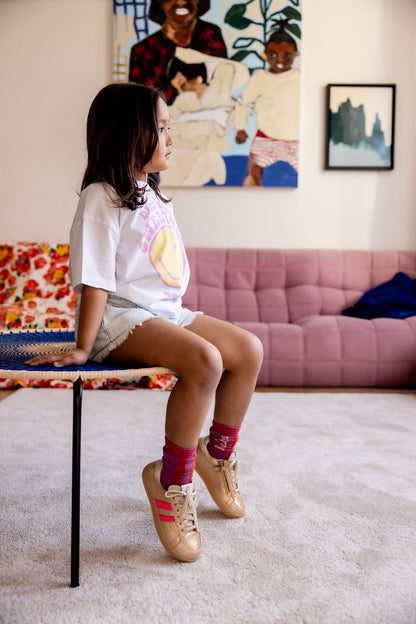 The New Society SMILEY T-shirt pure cloud