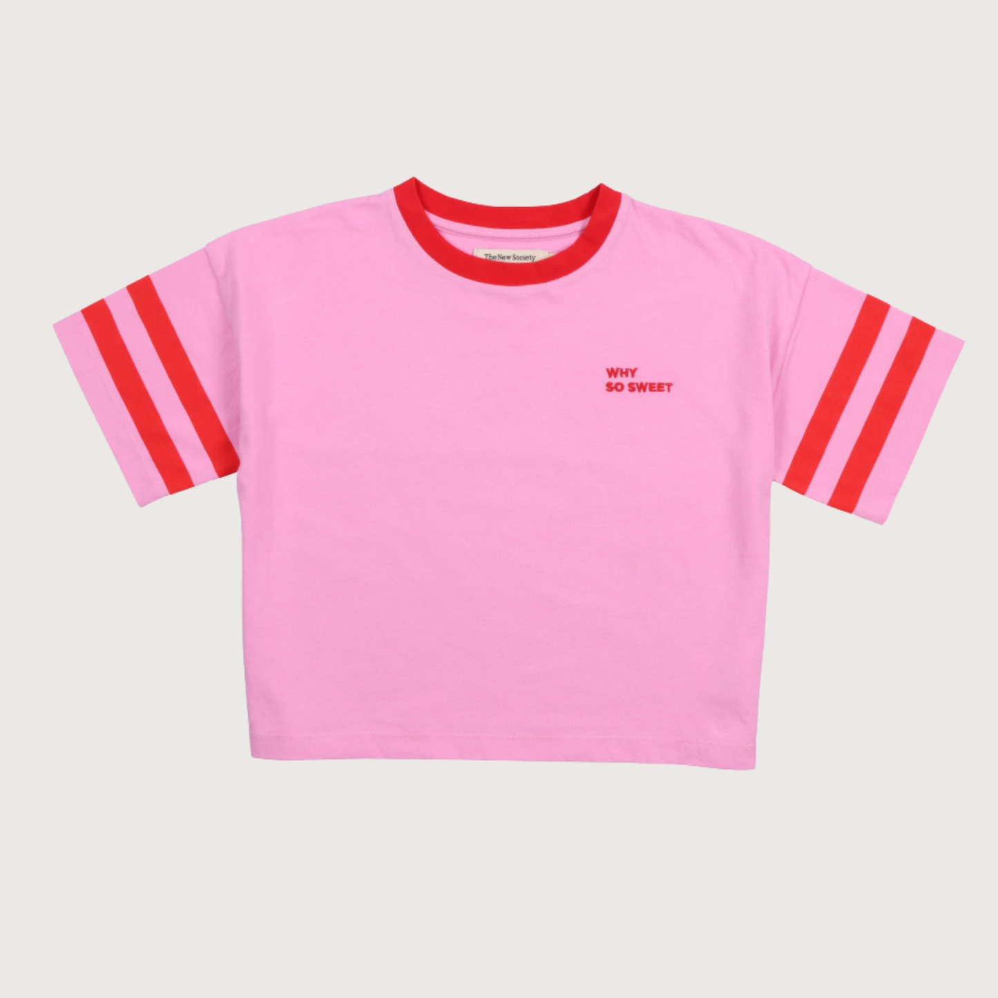 The New Society CANNA T-shirt pink lavander / 3Y