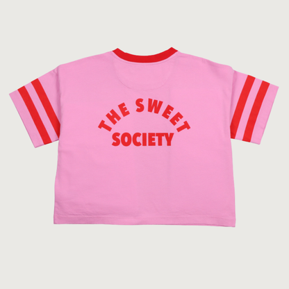 The New Society CANNA T-shirt pink lavander / 3Y