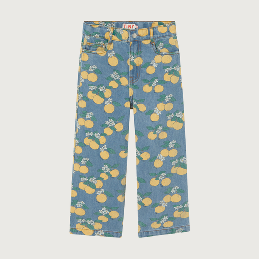 Tinycottons ORANGES denim jeans light wash denim