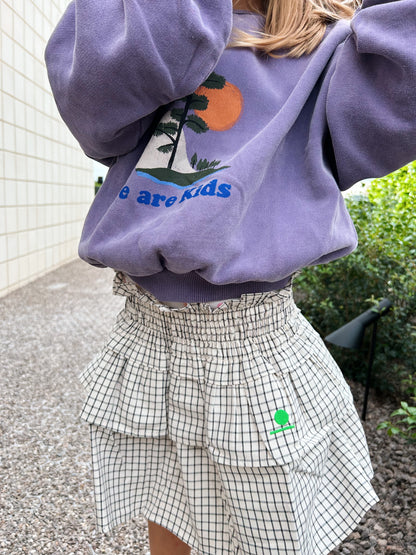 We Are Kids Jupe Leonie White and black CHECKS / 10-11Y