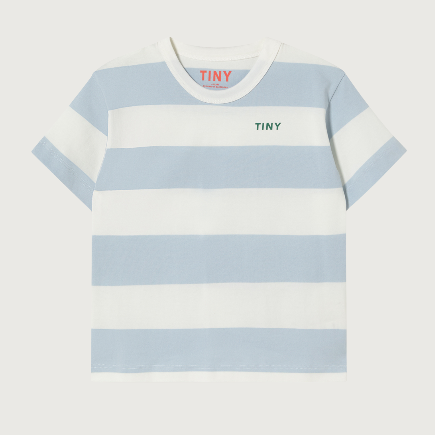 Tinycottons STRIPES knit tee washed blue