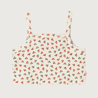 Tinycottons TINY ROSES rib top offwhite