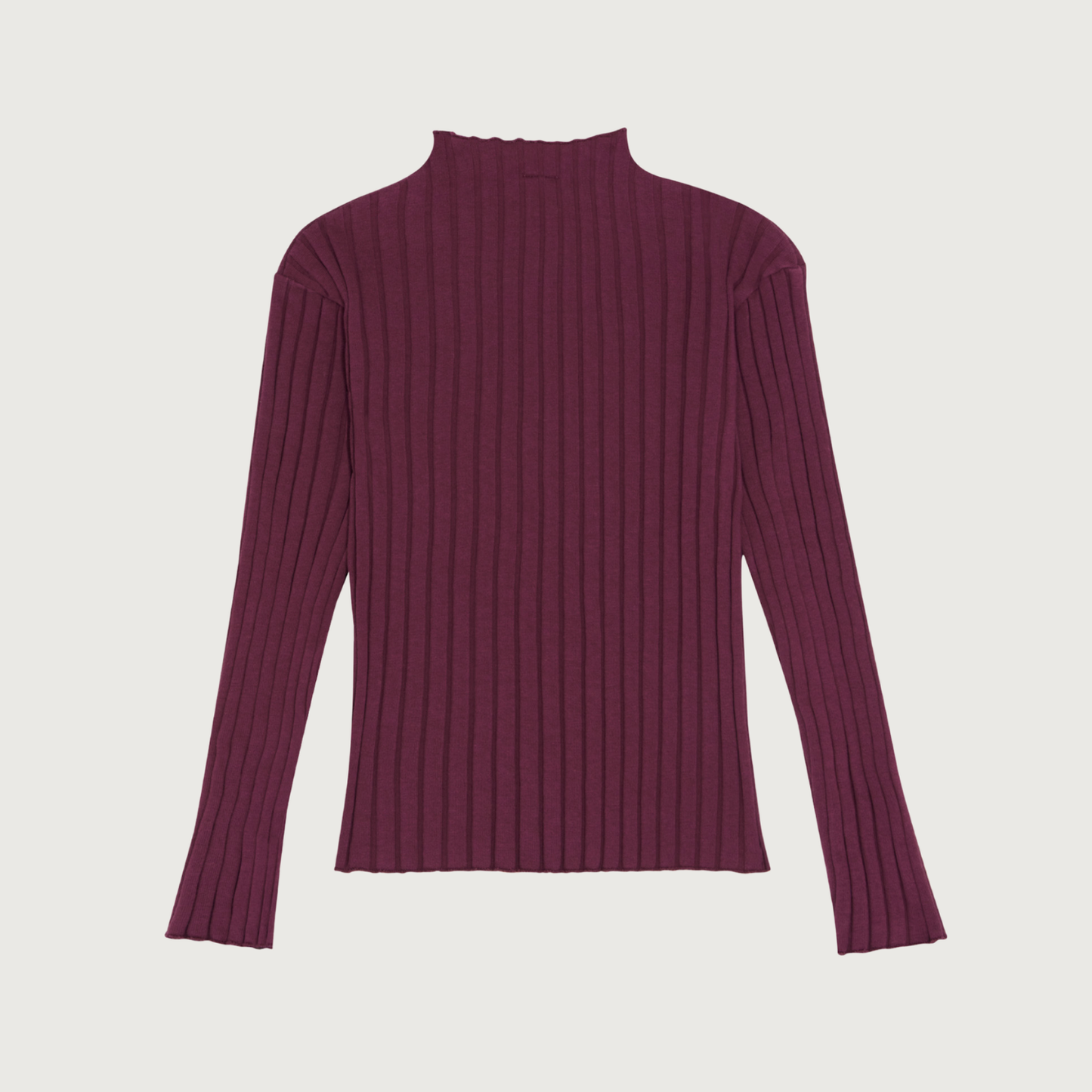 The Campamento Burgundy rib T-shirt