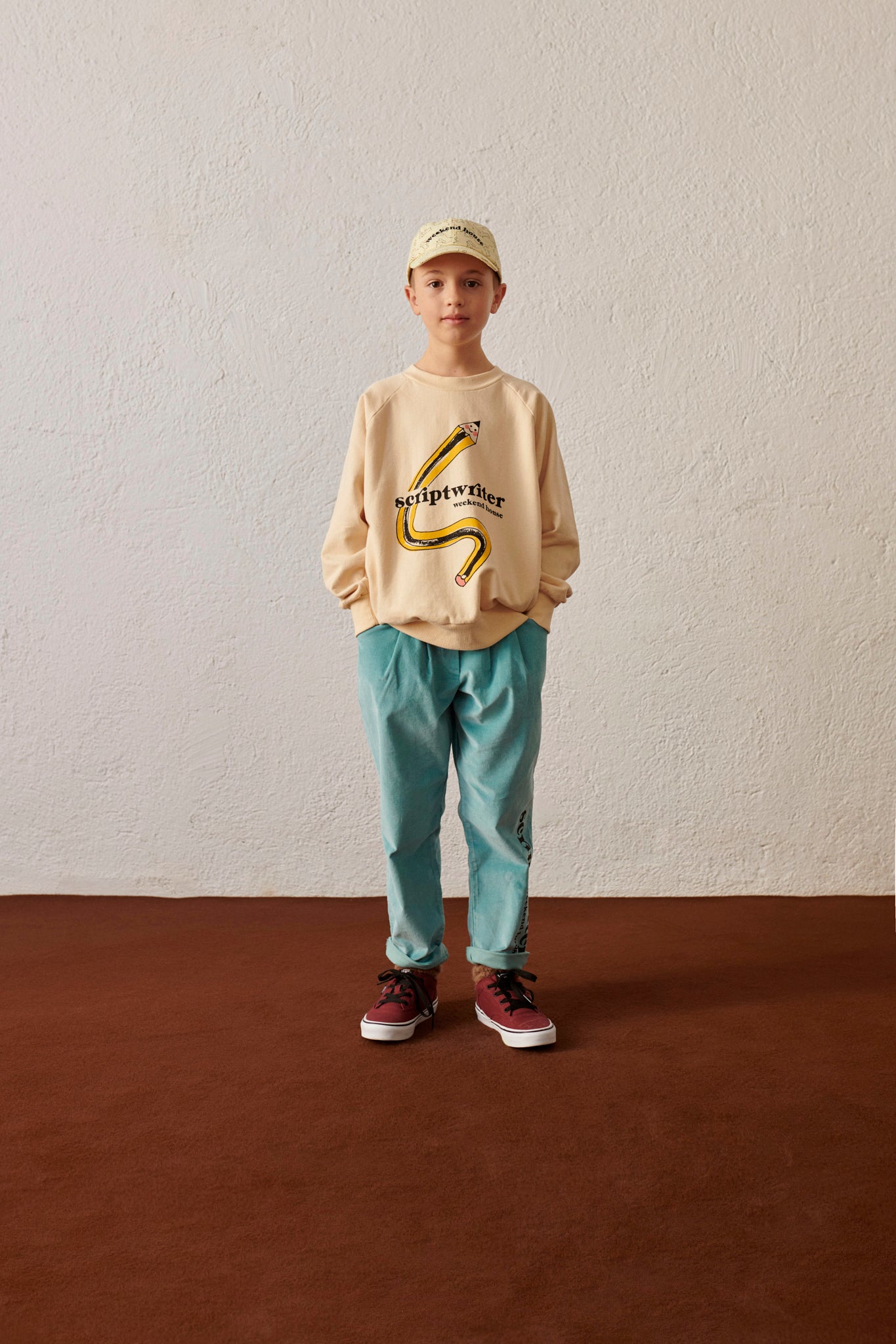 Weekend House Kids SCRIPTWRITER pants turquoise
