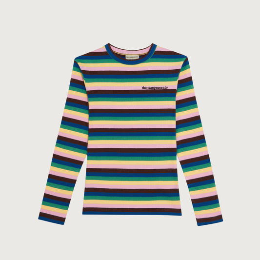 The Campamento Multicolor stripes T-shirt