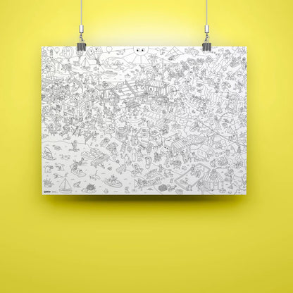 OMY giant I LOVE SUMMER poster