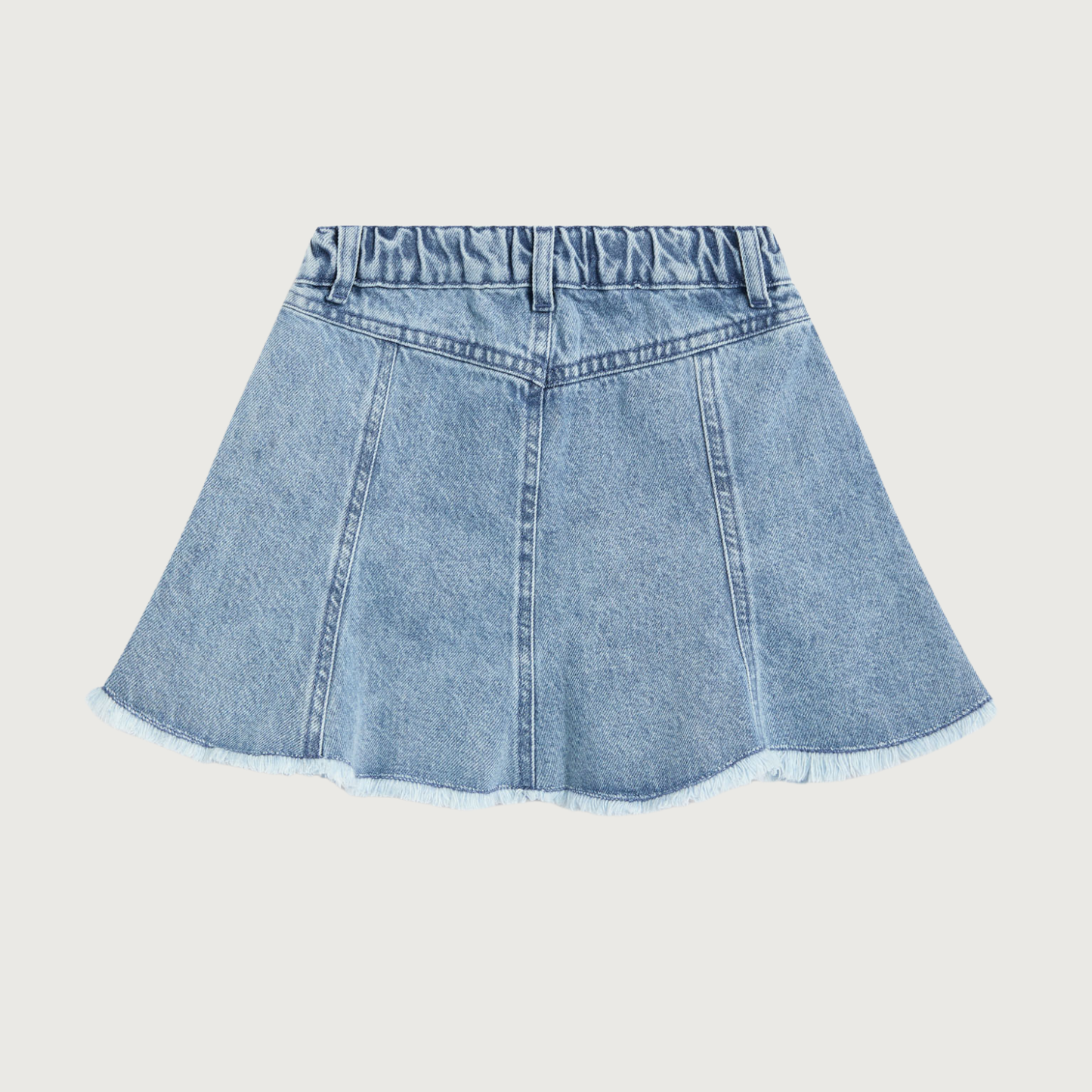 The New Society Ridge Denim skirt mid blue