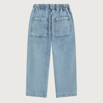 The New Society Ridge Denim trousers mid blue