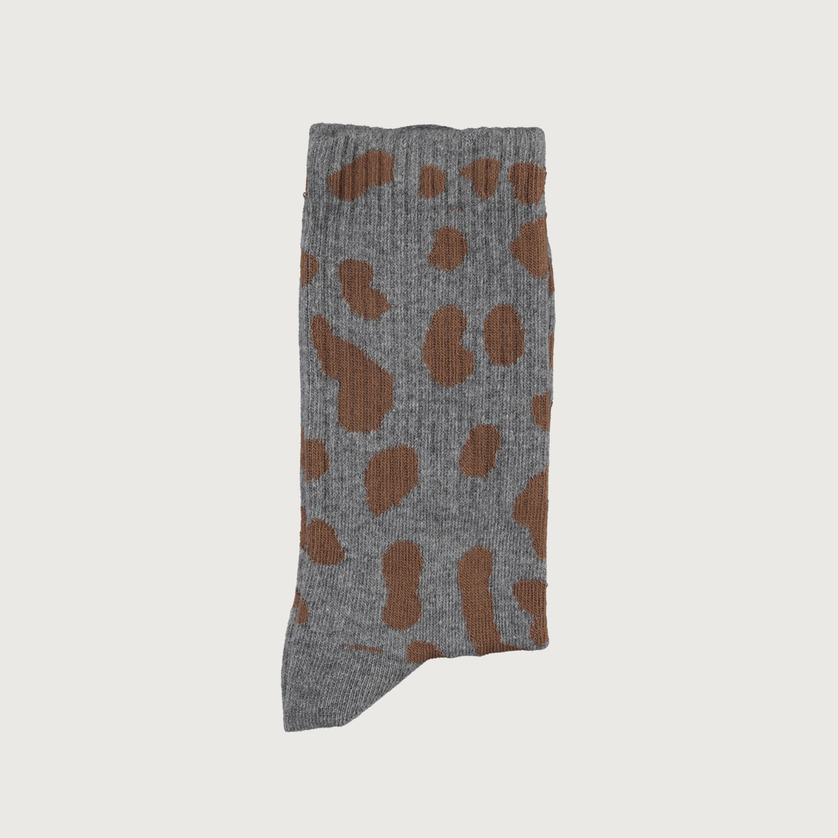 Piupiuchick Socks grey with animal print