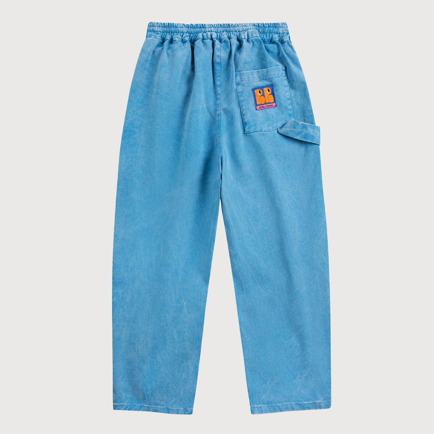 Bobo Choses Booo Bo Choses Tag woven pants light blue