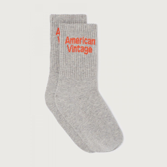 American Vintage Kids Clypsun socks heather grey