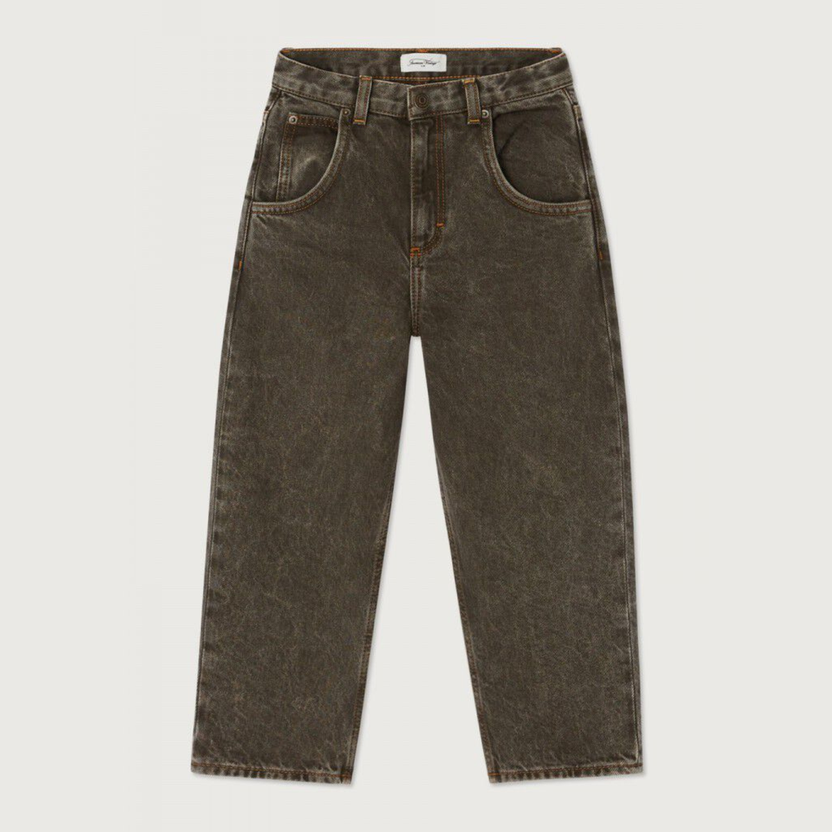 American Vintage Kids Balloon Jeans Oshow stone brown