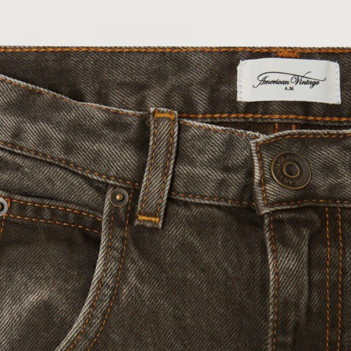 American Vintage Kids Balloon Jeans Oshow stone brown