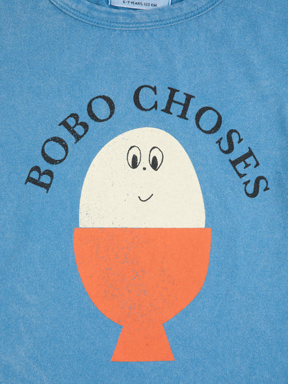 Bobo Choses MORNING EGG T-shirt light blue