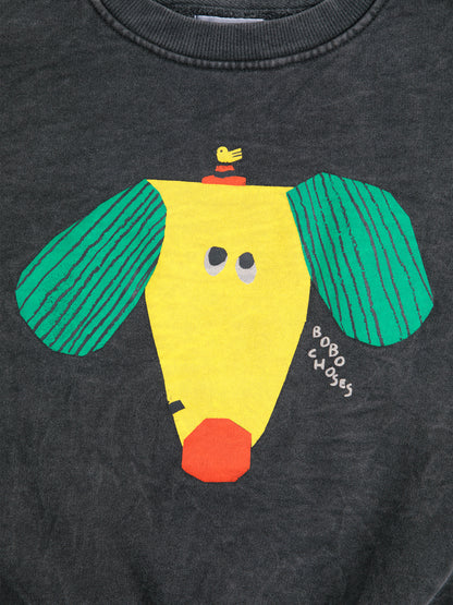 Bobo Choses HAPPY DOG sweatshirt dark grey / 12-13Y