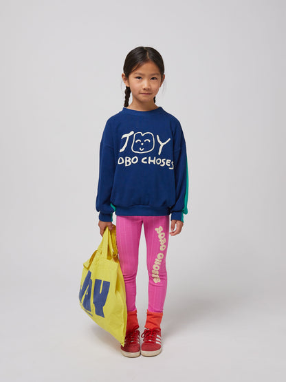 Bobo Choses SMILING sweatshirt navy blue