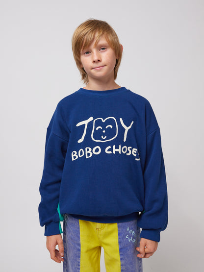 Bobo Choses SMILING sweatshirt navy blue