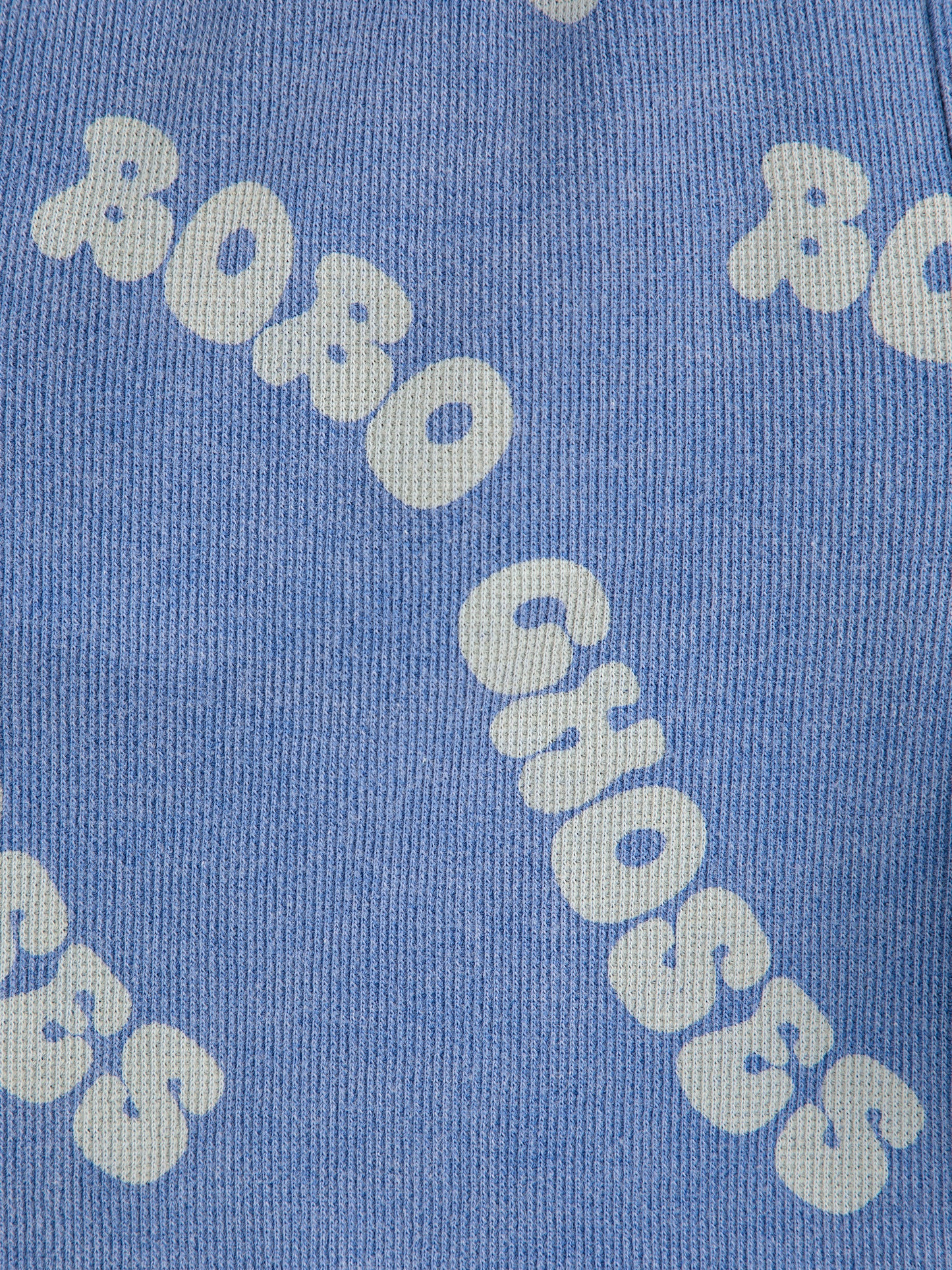 Bobo Choses WAVY BOBO all over waffle bermuda shorts