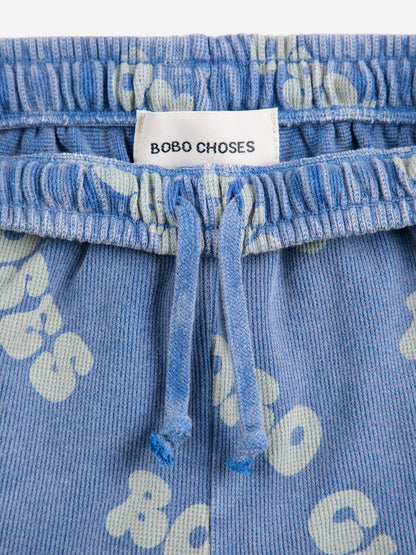 Bobo Choses WAVY BOBO all over waffle bermuda shorts
