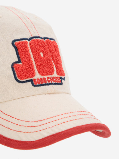 Bobo Choses JOY patch cotton cap offwhite