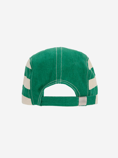 Bobo Choses GREEN STRIPES cap