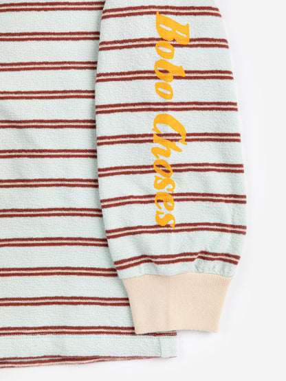 Bobo Choses STRIPES long sleeve t-shirt light blue