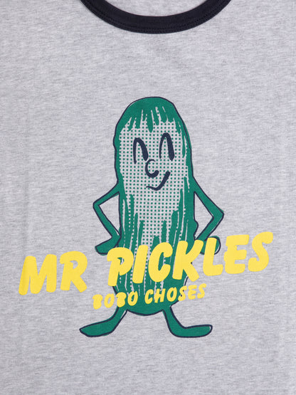 Bobo Choses Mr. Pickles T-shirt heather grey