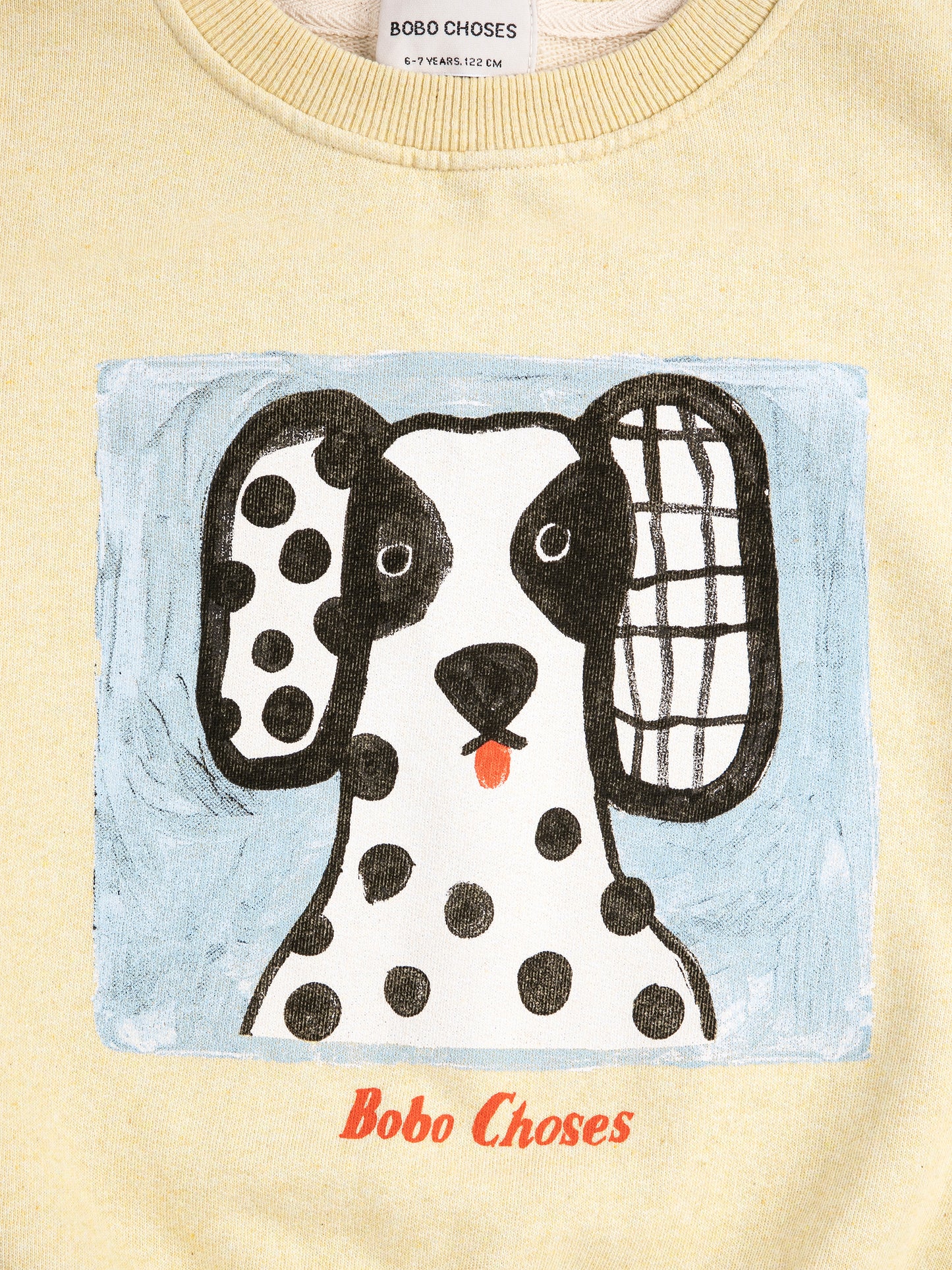 Bobo Choses VAN DOG sweatshirt yellow / 10-11Y