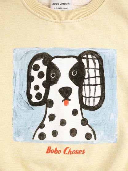 Bobo Choses VAN DOG sweatshirt yellow / 10-11Y