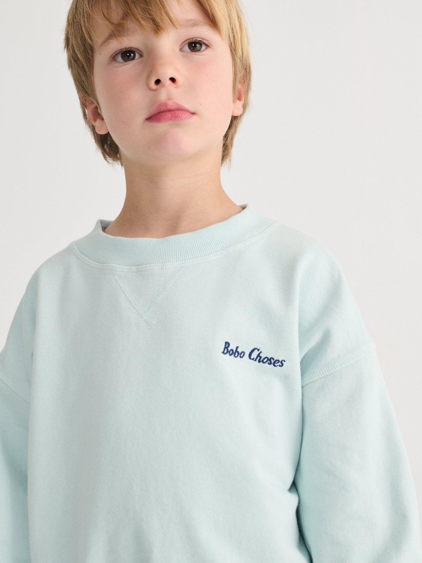 Bobo Choses Mr. Pickles sweatshirt light blue / 2-3Y
