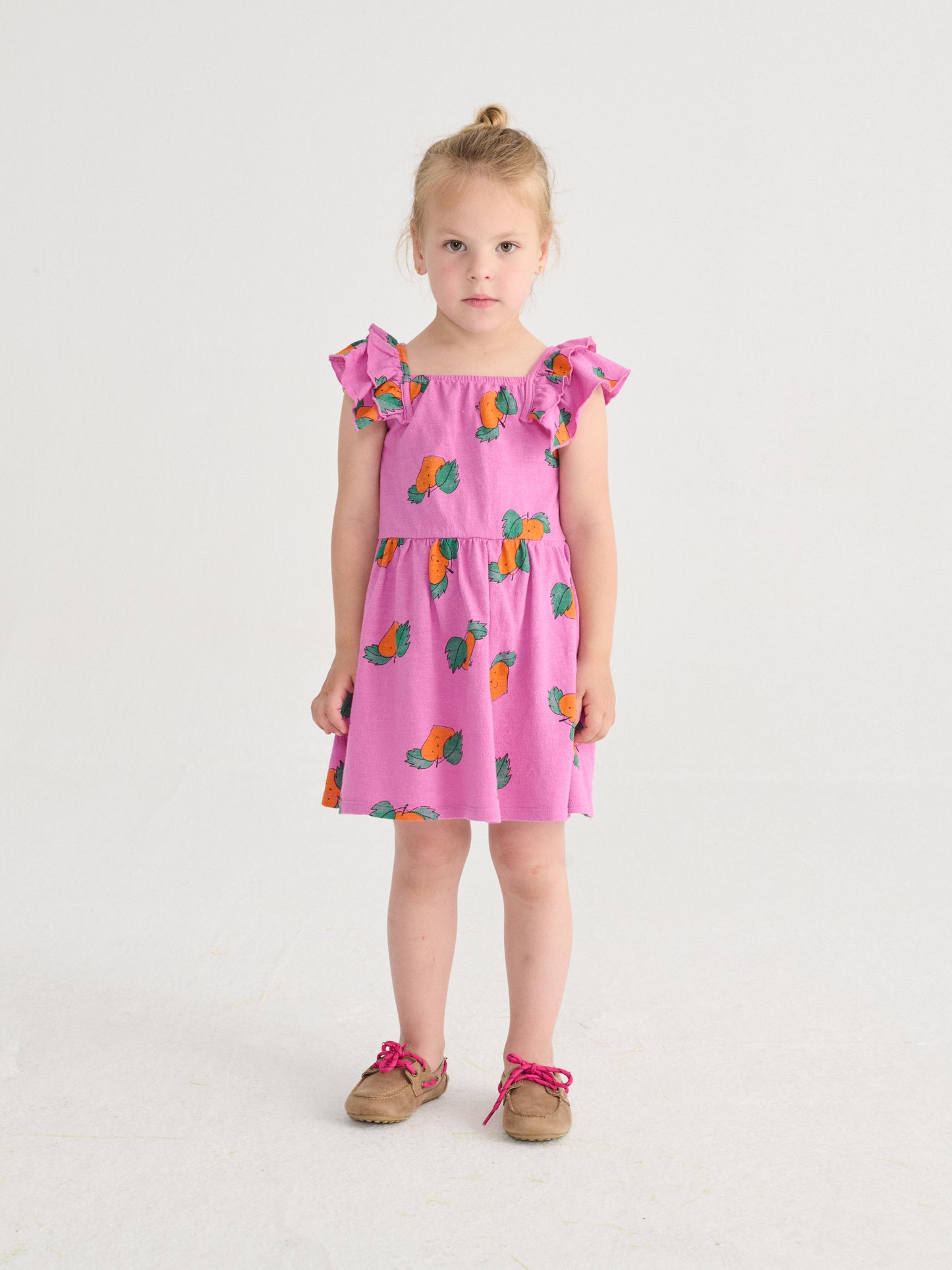 Bobo Choses TANGERINE all over dress purple