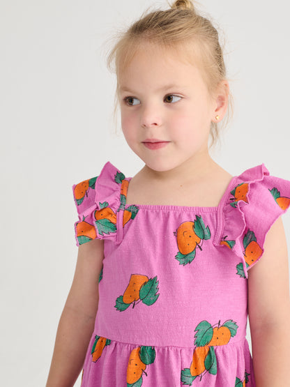Bobo Choses TANGERINE all over dress purple