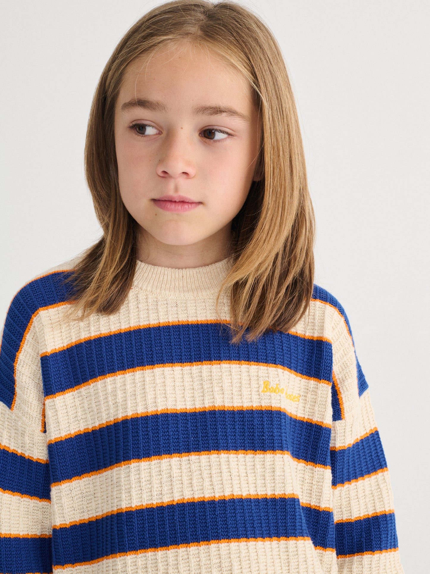 Bobo Choses STRIPED jumper blue