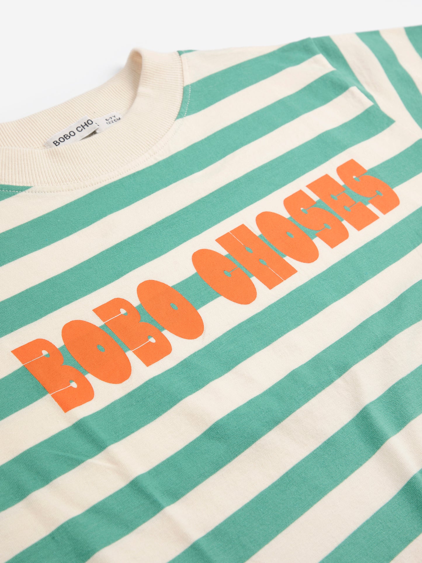 Bobo Choses MODERN STRIPED T-shirt offwhite