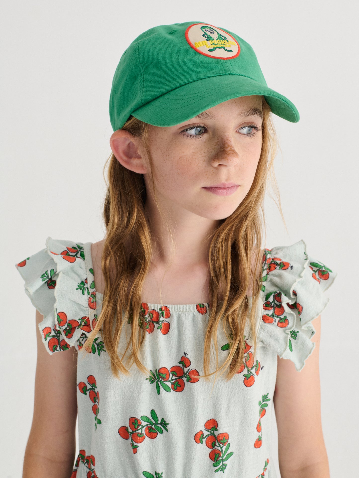 Bobo Choses Mr. PICKLES patch cap green