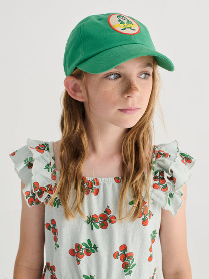 Bobo Choses Mr. PICKLES patch cap green